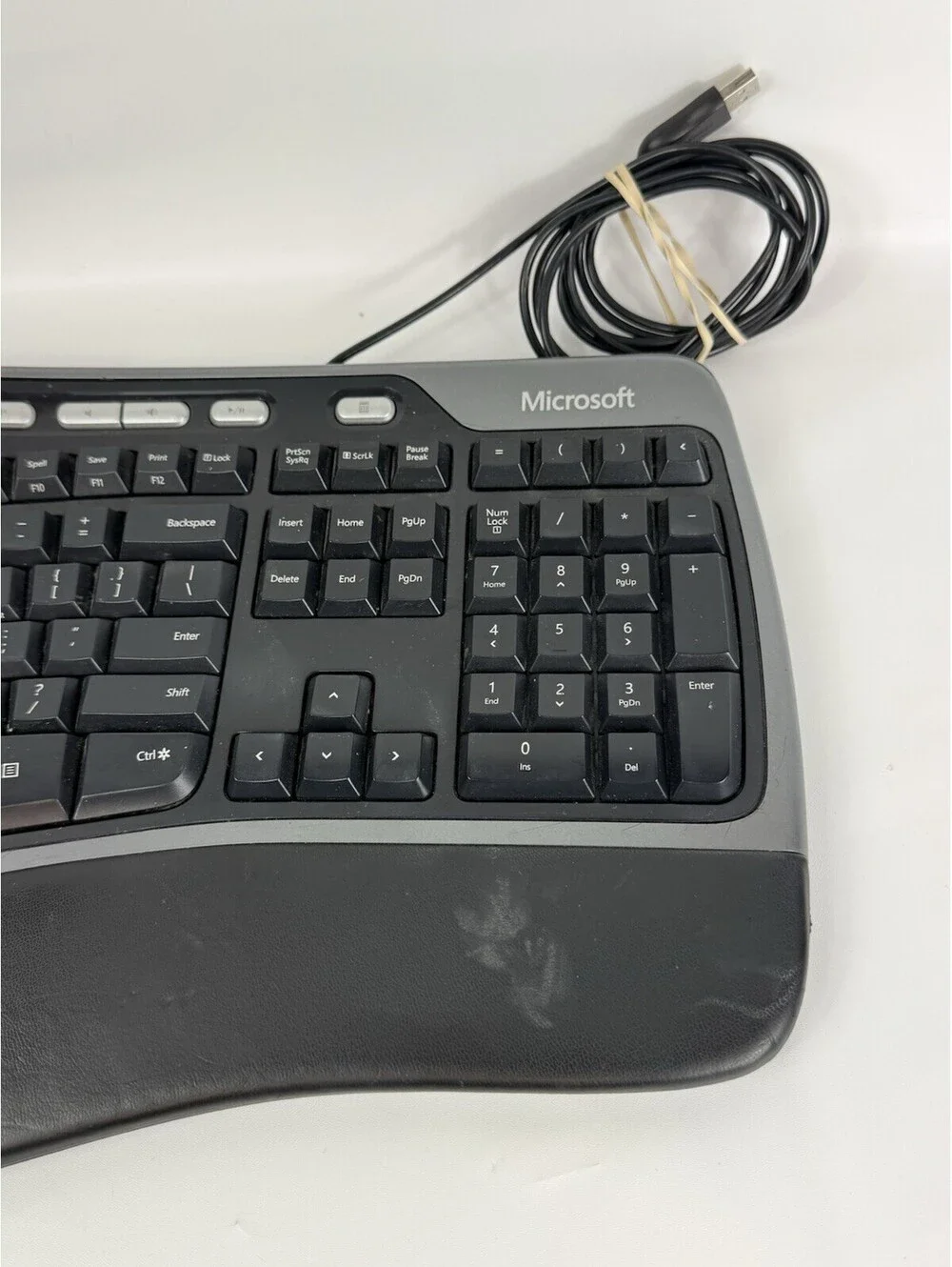 Microsoft Natural Ergonomic Keyboard 4000 v1.0 KU-0462 USB Wired 1048 Tested